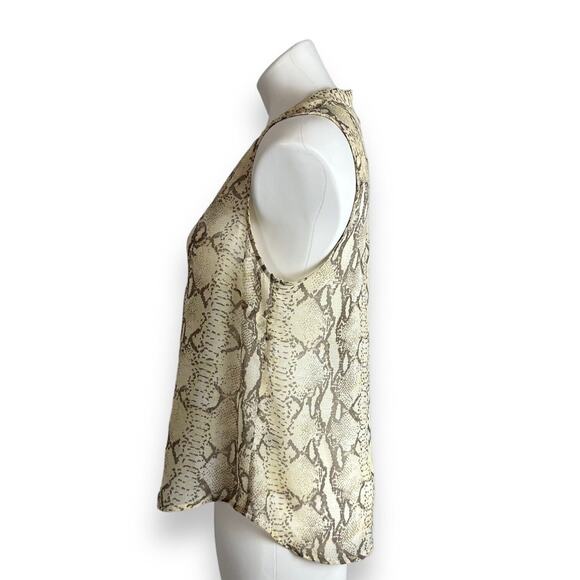 H&M Blouses Set of 2 Sleeveless Button Front Sheer Chiffon Tunic Top Size 10 New - Picture 4 of 16